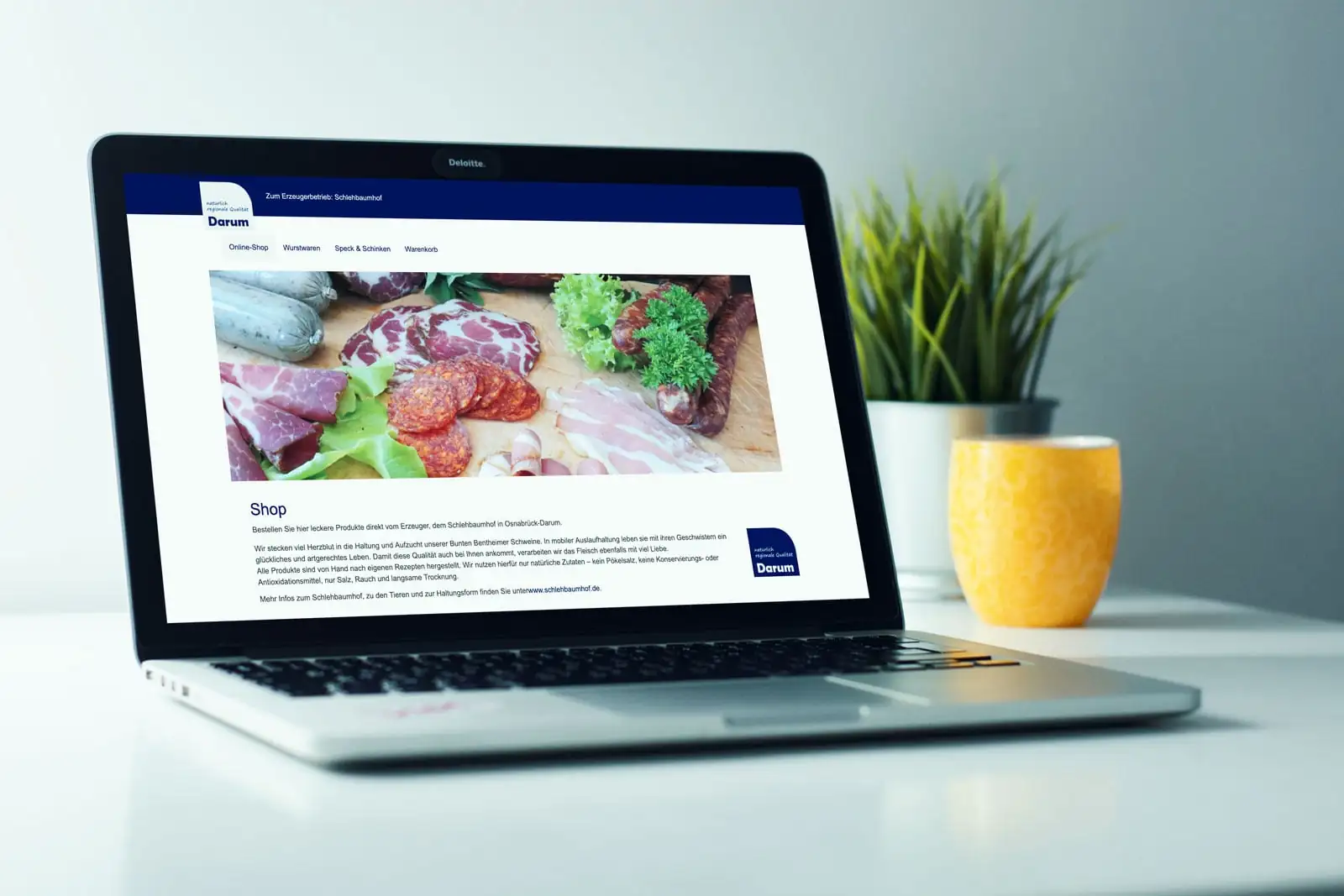 Referenz - Onlineshop Darumer Hofladen