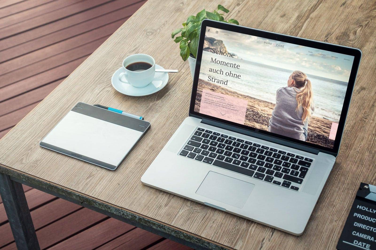 WordPress-Website – Pure Care