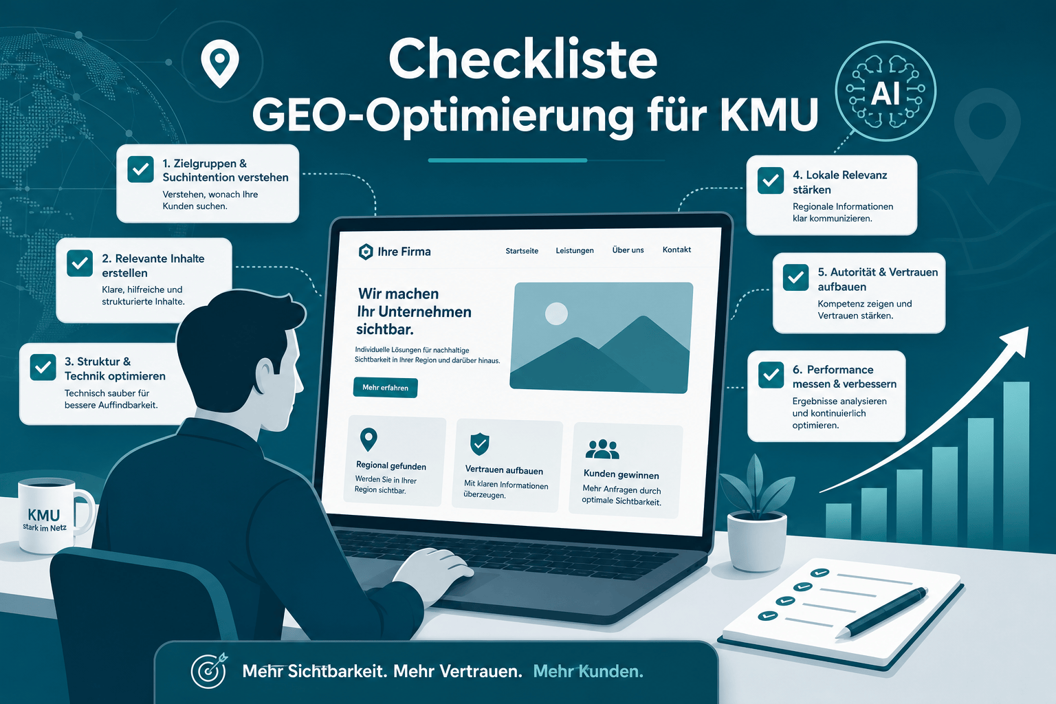 Ki-suchmaschinen & geo: wie ihre website 2026 sichtbar bleibt 3 Checkliste geo-optimierung für kmu – schritt-für-schritt anleitung